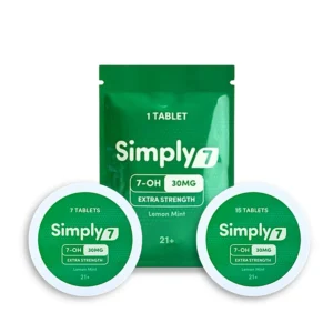 Simply7 7-OH Extra Strength Tablet Lemon Mint 30mg